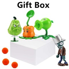 4 PCS Plants and Zombies Toys Action Figures Zombies PVZ Toys Sets 1 2 Series…