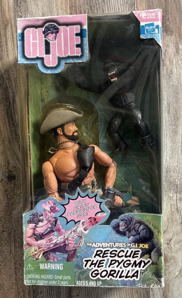 GI Joe – The Adventures of – Rescue the Pygmy Gorilla – 12″ Figure Loose Pieces