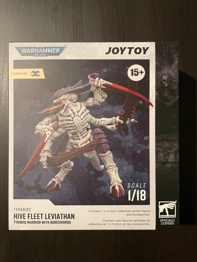 JOYTOY Warhammer 40K Tyranid Warrior Hive Fleet Leviathan With Bone Swords