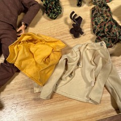 Vintage 1964 Hasbro GI Joe Figure 12″ Adventure Team Flock Red Hair Clothing Lot
