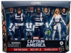 Marvel Legends 6″ Figure SHIELD 3-Pack Dum Dum Nick Fury Sharon Carter IN STOCK