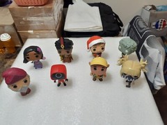 1 LOT OF 8 FUNKO POP MIXED CHARACTERS ORIGINAL ITEM GOOD FOR COLLECTION