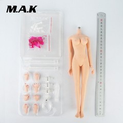 JIAOU DOLL 1/6 JOQ-07F Female Pink Big Bust Seamless Body For 12″ Action Figure