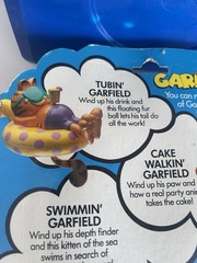 Playmates 1991 Wacky Wind Up Tubin’ Garfield Action Figure NEW