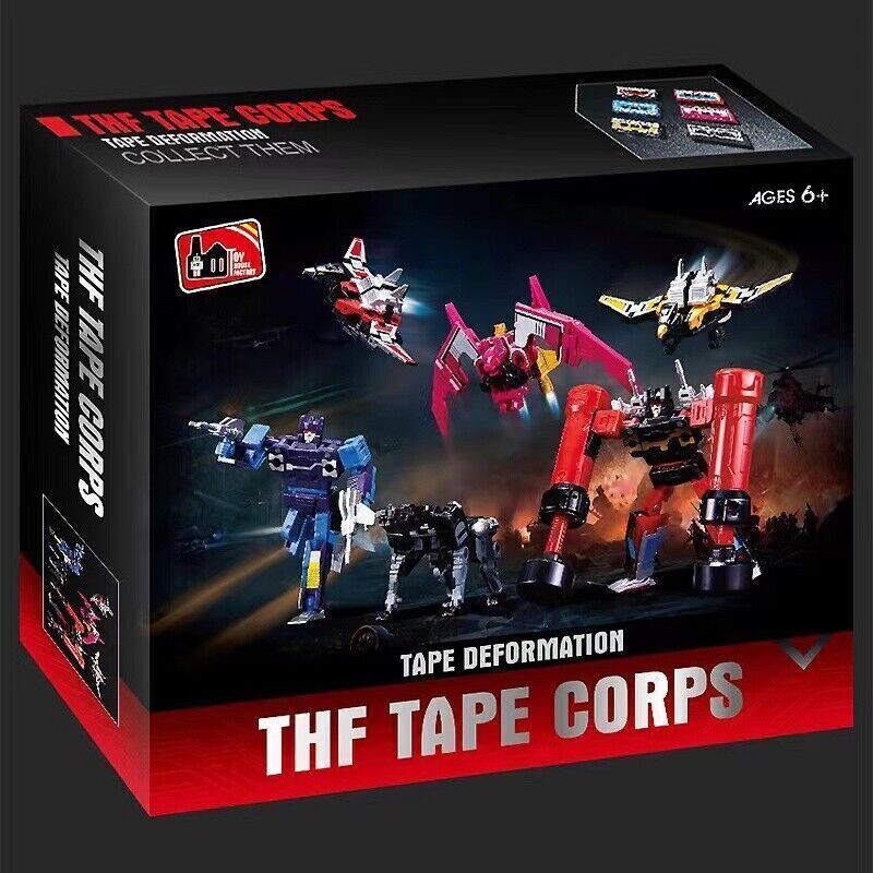 THF – 01P 6Pcs Cassette Tapes MP – 13 SoundWave Figure Boxed Collectible Gift