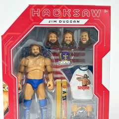 Mattel WWE Ultimate Edition Hacksaw Jim Duggan Legends Figure NEW In Hand!