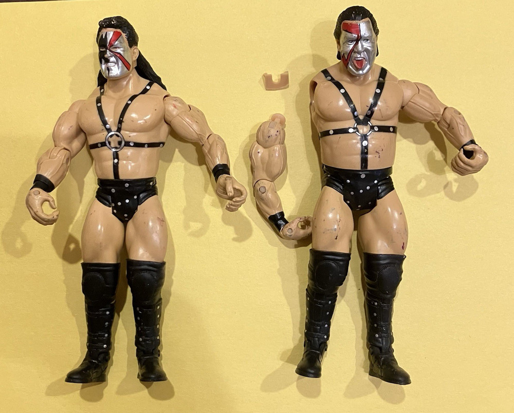 WWE WWF jakks demolition ax crush broken arm