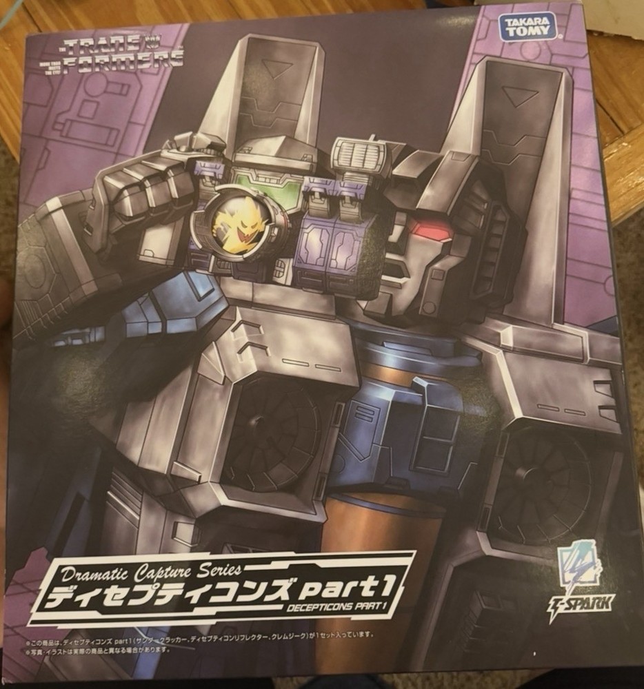 Transformers Takara Tomy T-Spark Dramatic Capture Series Decepticons Part 1