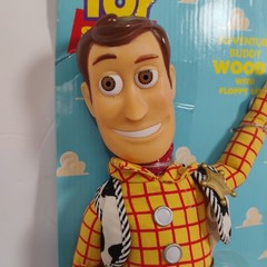 Rare NOS Toy Story Figure Doll SHERIFF WOODY NEW Disney Pixar Thinkway NIB 13″
