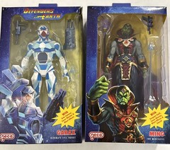 NECA Defenders of the Earth: Garax & Ming the Merciless (Brand New)