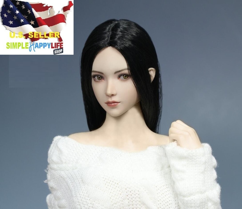 1/6 female head Movable Eye K007 C for Phicen hot toys 12″ figure worldbox ❶USA❶