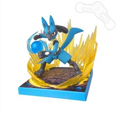 BLOKEES POKEMON CLASSIC VERSION-L NO. 0448 LUCARIO MODEL KIT ENGLISH PACK