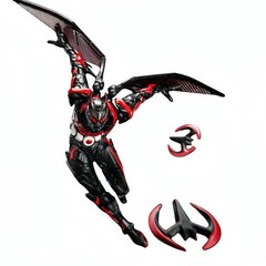 Amazing Yamaguchi Batman Beyond Figure 1/12 Scale PVC Model Toy With Box