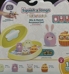 Squish-a-longs by Squishmallows Easter Collection 4 Pack Mini Squish, Series 2