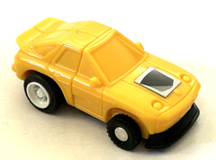 “Transformers” Decepticon Mini Spy, G1 (yellow sports car)