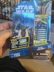 STAR WARS CLONE WARS YODA CW05 (2010 VHTF!) Autographed By Tom Kane Voice Actor