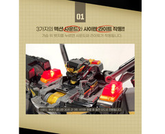 Miniforce Super Cops JUSTICE TITAN Black Limited Ver Transformer Robot Figure