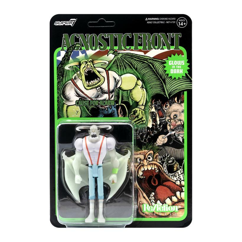 Super7 Agnostic Front ReAction Figure – Eliminator (Glow in the Dark)