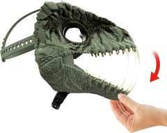 Jurassic World Dominion Giganotosaurus Mask Green Raptor Dinosaur Park Costume