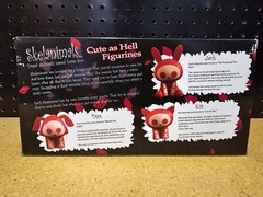 3″ Skelanimals PVC Figurine Box Set – New – Cute As Hell Dog, Cat & Rabbit