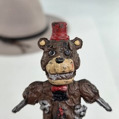 FREDDY FAZBEAR Minecraft Figure Animatronic Five Night At Freddy MEXICAN FNAF 4″