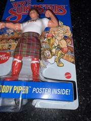 WWE SUPERSTARS LJN 2026 “ROWDY” RODDY PIPER BLUE CARD 8 IN. FIGURE NEW! W/POSTER