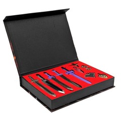 SWORDS & ICONS Berserk 7 Pcs. Necklace & Key Chain Set (Anime KeyChain Charm)