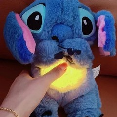 Kawaii Stitch Sleep Plush Toy – Calm Music, Lights & Breathing Effect Kids Gift