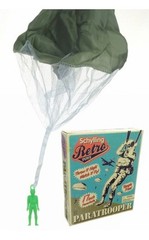 Schylling PARATROOPER 17″ Tangle Free Parachute Retro Army men Military Toy NEW