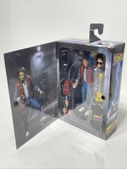 NECA Ultimate Marty Mcfly Back To The Future 1985 Skateboard Guitar Camcorder