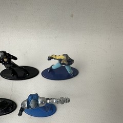 Lot Of 9 DC Comics Metal Figures Nano Jody Have Wear