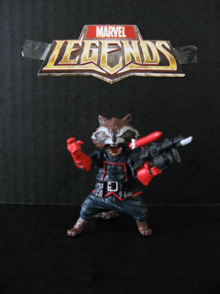 2013 Marvel Legends Series Rocket Raccoon Complete BAF – (Build a Figure) – GOTG