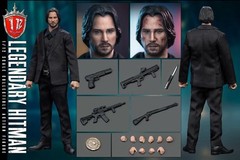 Kingdom 1/12 KD-9001 Legendary Hitman John Wick Keanu Mezco USA Shipping! 🇺🇸