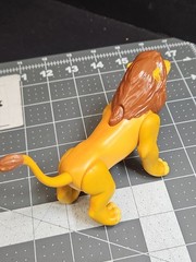 The Lion King Fighting Action Adult SIMBA Vintage 1994 Disney Toy Figure Battle