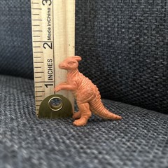 Panini PREHISTORIC ANIMALS DINOSAURS – 11 Parasaurolophus Vintage Rubber Figure