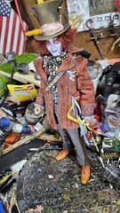 1/6 Custom JOHNNY DEPP MAD HATTER ALICE IN WONDERLAND CUSTOM FIGURE