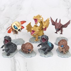 7 pcs Godzilla Movie King of the Monster Set. US Seller Free Shipping
