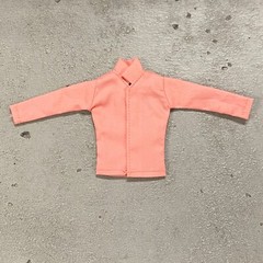 SU-CH-LSHT-PK: 1/12 Pink dress shirt for 6″ Nota NT-01 NT-02 NT-02W slim body