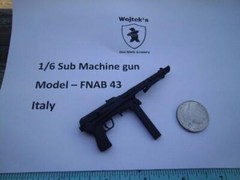 LI13 1/6 Homemade WWII Sub Machine Model – FNAB 43 Italy Germany
