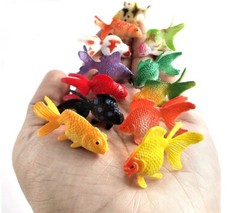 12pcs Mini Fish Animal Toy PVC Action Figure Kids Toys Party Children Gifts