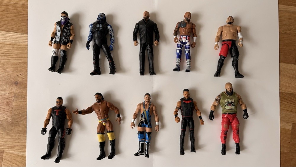 WWE MATTEL ELITE ULTIMATE FIGURE LOT OF 10 FIGS
