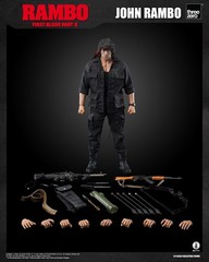 USA Threezero John Rambo 1/6 First Blood Part 2 (II) Figure Sly Stallone