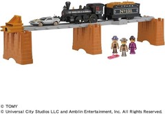 Back to the Future Part 3 Steam Locomotive No. 131 & Time Machine Plarail