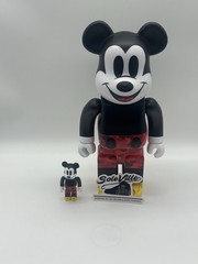 Medicom Toy Bearbrick Bape Camo Mickey Mouse ORIGINAL COLOR 400% & 100% Set US