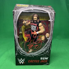 WWE Elite Collection Ringside Exclusive ECW Cactus Jack Figure Mattel New Signed