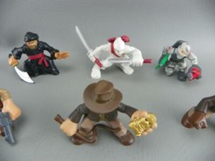 Hasbro Adventure / Combat Heroes Indiana Jones GI Joe Cobra Ninja Figures Lot