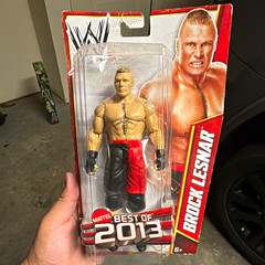 Mattel WWE Best of 2013 Brock Lesnar Action Figure, Multicolor Ages 6+