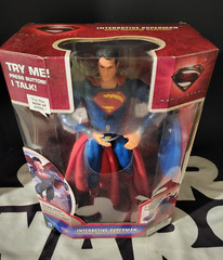 Interactive Superman 14″ Remote Control MAN OF STEEL Thinkway Toys MIB NEW