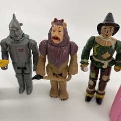 Vintage Wizard of Oz Action Figures Set 1988 MGM/UA Turner Dorothy Scarecrow
