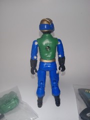 GIJoe ARAH Black Major / Red Laser GOLD HEAD STEEL BRIGADE Custom Figure Rare!